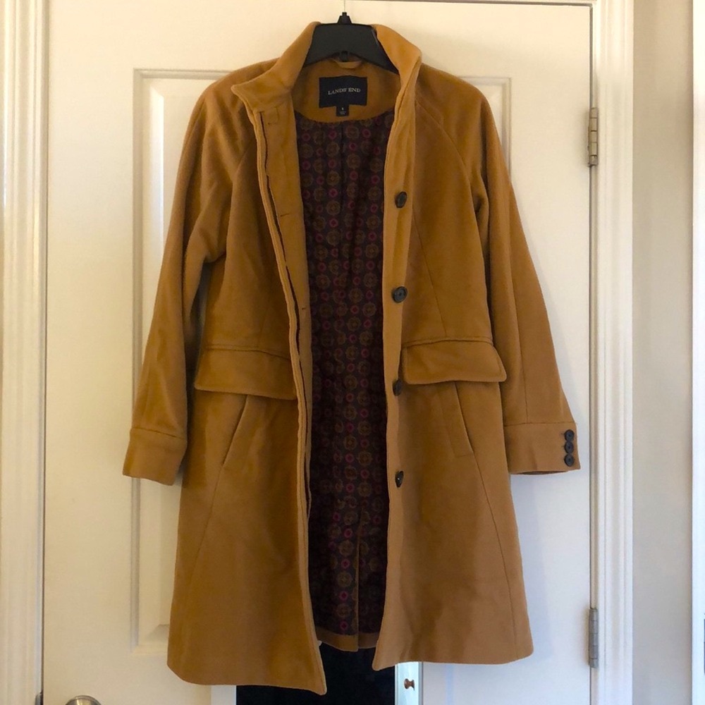 Land’s End Cashmere and Wool Coat